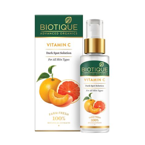 Buy Biotique Advanced Organics Vitamin C Dark Spot Solution (30 ml)-Purplle