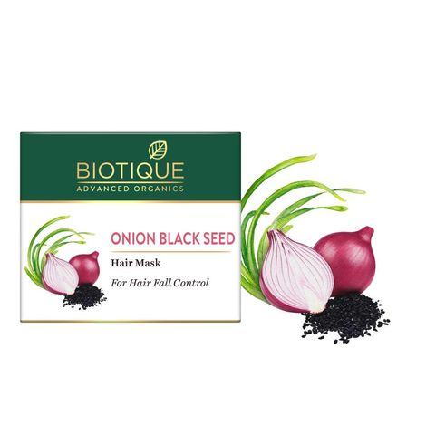 Buy Biotique Advanced Organics Onion Black Seed Hair Mask (175 g)-Purplle