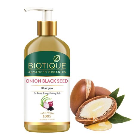Buy Biotique Advanced Organics Onion Black Seed Shampoo (300 ml)-Purplle