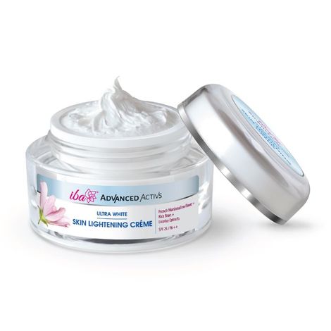 Buy Iba Advanced Activs Ultra White Skin Lightening Cream SPF 25 (50 g)-Purplle