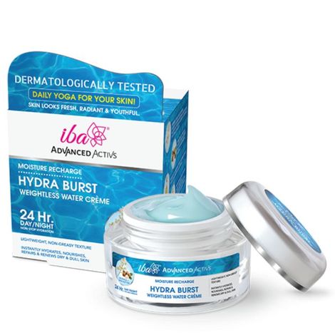 Buy Iba Advanced Activs Moisture Recharge Hydra Burst Weightless Water Cream (50 g)-Purplle