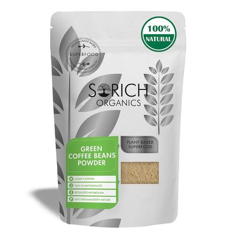 Buy Sorich Organics Green Coffee Beans Powder for Weight Loss - 200 Gm-Purplle