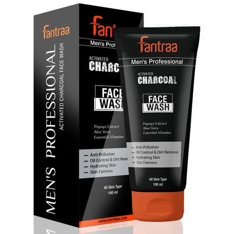 Buy Fantraa Activated Charcoal Face Wash (100 ml)-Purplle