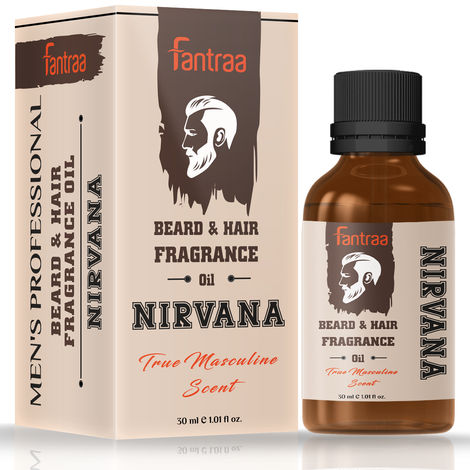 Buy Fantraa Beard and Hair Fragrance Oil - 30 ml (Nirvana)-Purplle