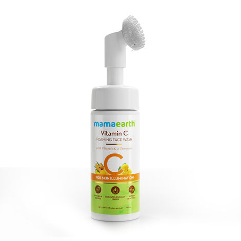 Buy Mamaearth Vitamin C Foaming Face Wash with Vitamin C & Turmeric (150 ml)-Purplle