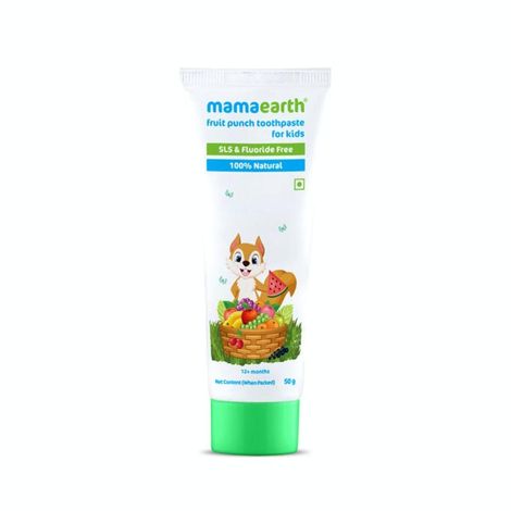 Buy Mamaearth Fruit Punch Toothpaste For Kids (50 gm)-Purplle