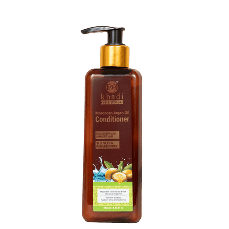 Buy Khadi Shuddha Moroccan Argan Oil Conditioner 250 ml-Purplle
