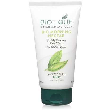 Buy Biotique Bio Morning Nectar Visibly Whitening Scrub Wash (150 ml)-Purplle