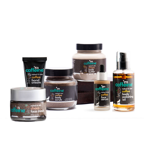 Buy mCaffeine Complete Winter Skincare Pack | Face and Body Hydration and Moisturization for Dry Skin | Coffee, Cocoa | Paraben & SLS Free 640 gm-Purplle