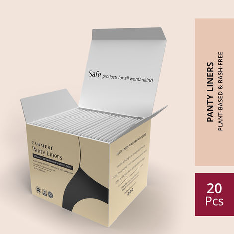 Buy Carmesi Panty Liners - Designed for Sensitive Skin (20 Pieces)-Purplle