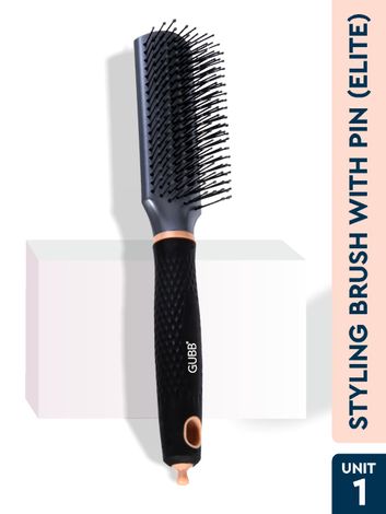 Buy GUBB Styling Brush, Flat Hair Brush with Pin - Elite Range-Purplle