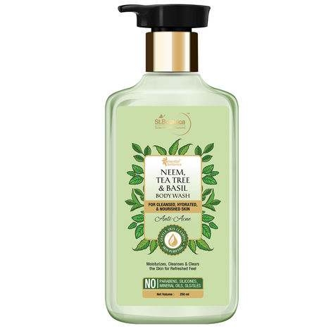 Buy Oriental Botanics Neem, Tea Tree And Basil Anti Acne Body Wash (250 ml)-Purplle