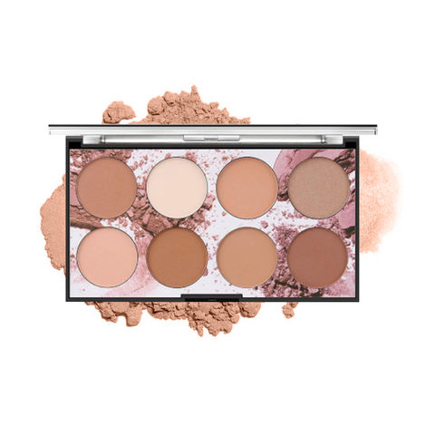 Buy Miss Rose 8 Color Highlighter/Contour Palette 7003-050 1 1-Purplle