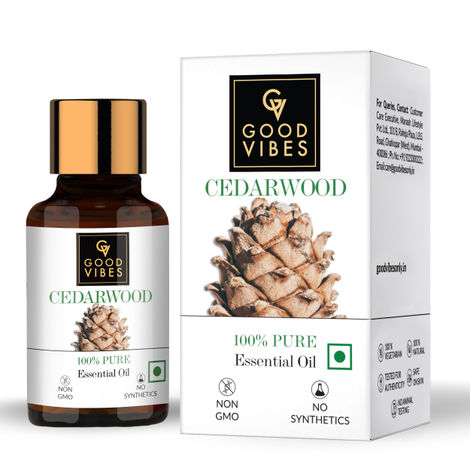Buy Good Vibes 100% Pure Cedarwood Essential Oil(10 ml)-Purplle
