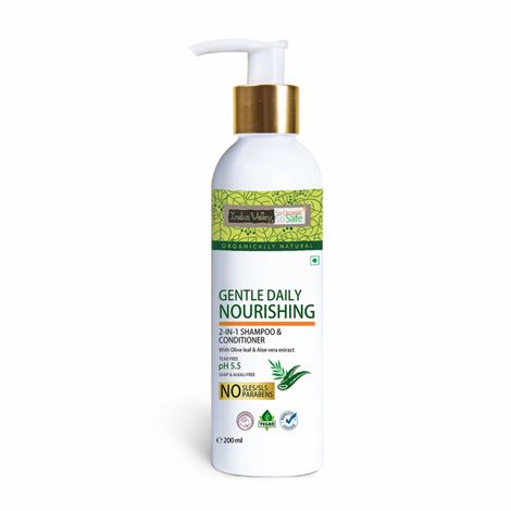 Buy Indus Valley Daily Gentle Shampoo (200 ml)-Purplle