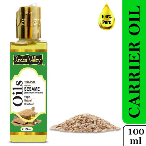 Buy Indus Valley Bio Organic Sesame Oil (100 ml)-Purplle