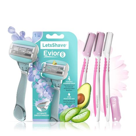 Buy LetsShave Evior Face and Body Care Kit-Purplle