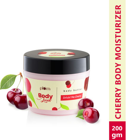 Buy Plum BodyLovin' Drivin' Me Cherry Body Butter | Intense Moisture | Non-Greasy |Quick Absorbing | Rich Shea Butter Formula | For Dry To Very Dry Skin | Sweet Cherry Fragrance Body Cream (200 g)-Purplle