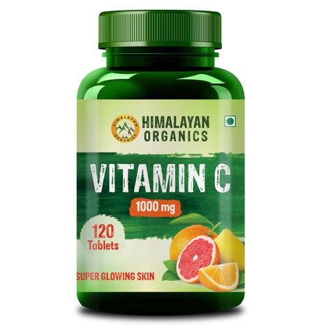 Buy Himalayan Organics Vitamin C 1000mg Tablets from Amla Extracts | Immunity, Antioxidant & Skin Care | 120 Veg Tablets-Purplle
