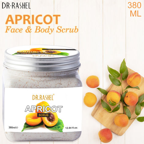 Buy Dr.Rashel Re-defining Apricot Face and Body Scrub For All Skin Types (380 ml)-Purplle