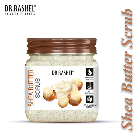 Buy Dr.Rashel Anti-Inflammatory Shea Butter Face and Body Scrub For All Skin Types (380 ml)-Purplle