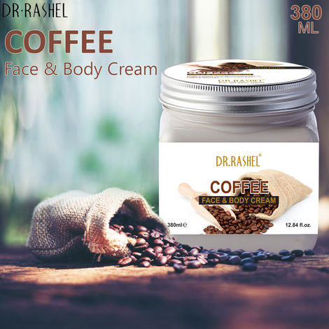 Buy Dr.Rashel Re-Sculpting Coffee Face and Body Cream For All Skin Types (380 ml)-Purplle