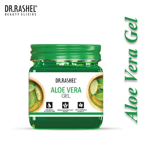 Buy Dr.Rashel Moisturizing Aloe Vera Gel For All Skin types (380 ml)-Purplle