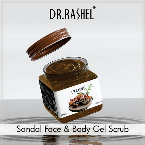 Buy Dr.Rashel Acne Control Sandal Face And Body Gel scrub For All Skin Type (380 ml)-Purplle