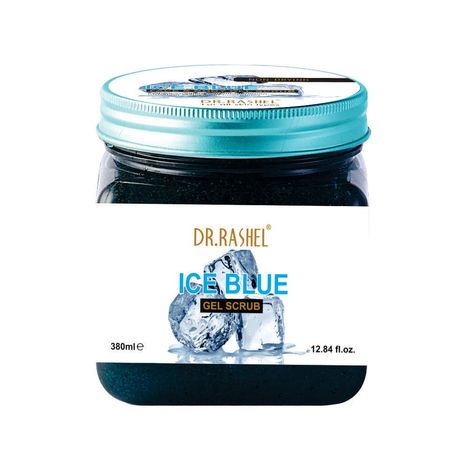 Buy Dr.Rashel Non-Drying Ice blue Face and Body Gel Scrub For All Skin Types (380 ml)-Purplle