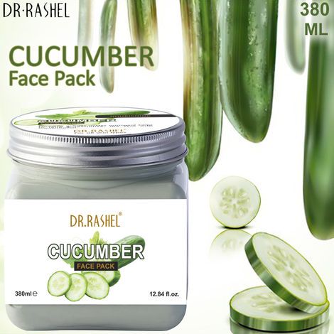 Buy Dr.Rashel Nourishing Cucumber Face Pack For All Skin Types (380 ml)-Purplle