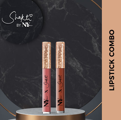 Buy Shakti’s Lipstick Combo by Shakti by NY Bae Combo of 2-Purplle