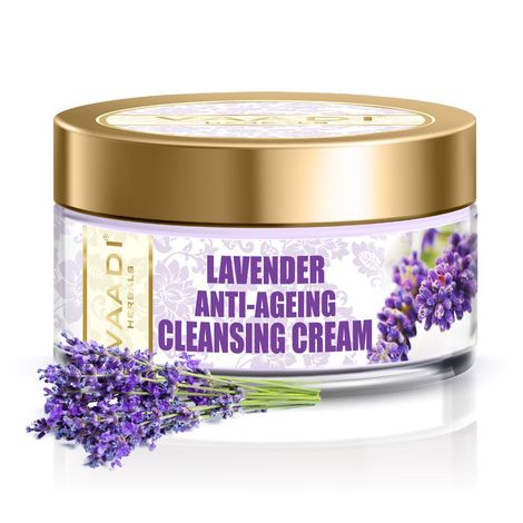 Buy Vaadi Herbals Lavender Anti-Ageing Cleansing Cream (50 g)-Purplle