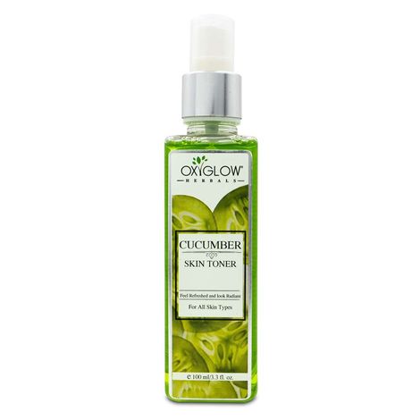 Buy OxyGlow Herbals Cucumber skin toner,100ml,Refreshes and cools all skin-Purplle