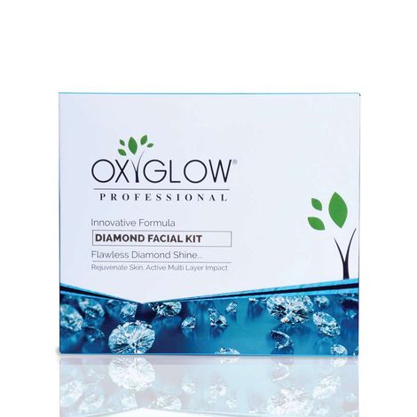 Buy OxyGlow Herbals Diamond facial kit 260 gm, Flawlesss Diamond Shine-Purplle