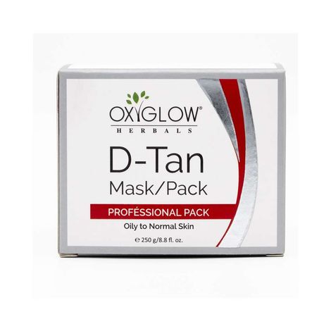 Buy OxyGlow Herbals D-Tan Mask/Pack 250 gm, Ultra Radiance skin, Soothes & evens Skin Tone-Purplle