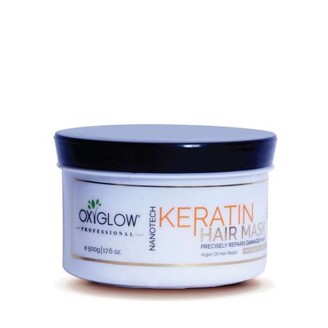 Buy OxyGlow Herbals Keratin hair mask,500 ml, Deep Condition, Frizz control-Purplle