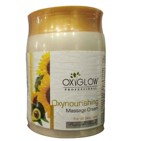 Buy OxyGlow Herbals Oxynourishing Massage Cream - 500 gm, Deep Nourishment-Purplle