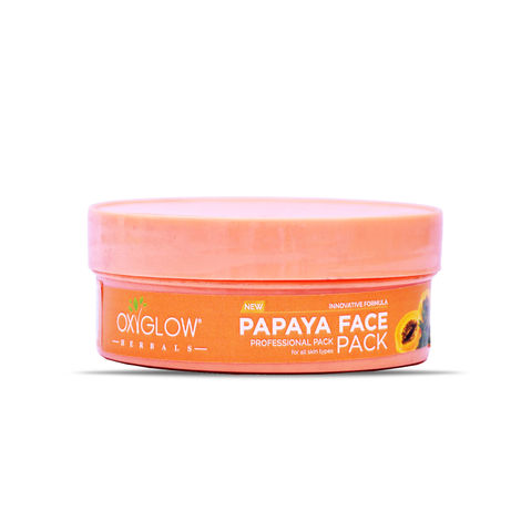 Buy OxyGlow Herbals Papaya Face Pack, 300g, Rejuvenate,All Skin,Ultra Glow-Purplle