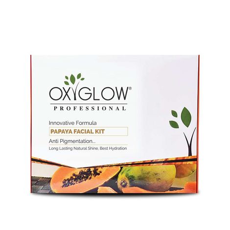 Buy OxyGlow Herbals Papaya Facial Kit, 260g,Rejuvenate,All Skin,Ultra Glow-Purplle