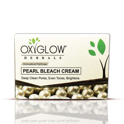 Buy OxyGlow Herbals Pearl Bleach Cream, 50g,Increase Radiance,Instant Glow-Purplle