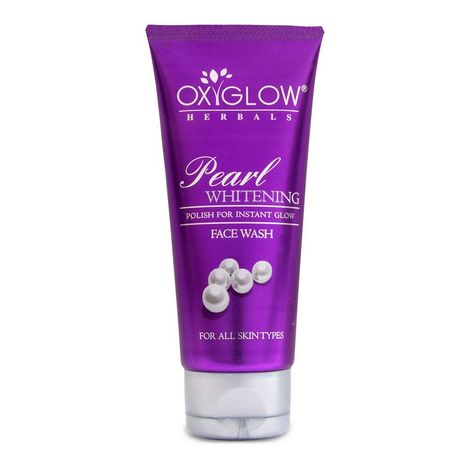 Buy OxyGlow Herbals Pearl whitening face wash,100ml,Restore moisture level-Purplle