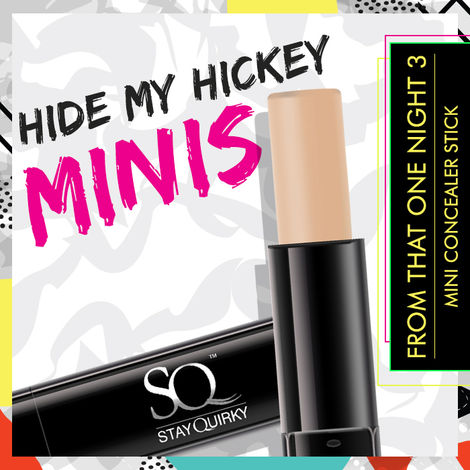 Buy Stay Quirky Hide my Hickey Concealer Minis - From That One Night 3-Purplle