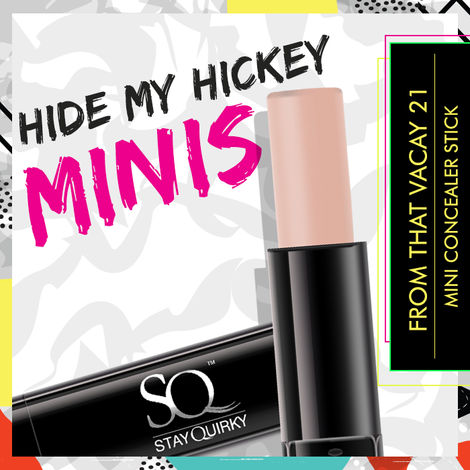 Buy Stay Quirky Hide my Hickey Concealer Minis - From That Vacay 21-Purplle