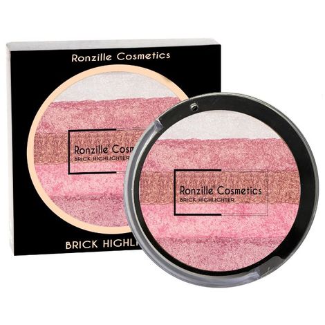 Buy Ronzille Baked Blusher and brick highlighter -RH03-Purplle