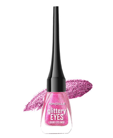 Buy Ronzille Metallic Glitter Eyeliner- Pink (6 ml)-Purplle