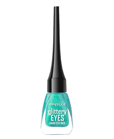 Buy Ronzille Metallic Glitter Eyeliner- Green (6 ml)-Purplle