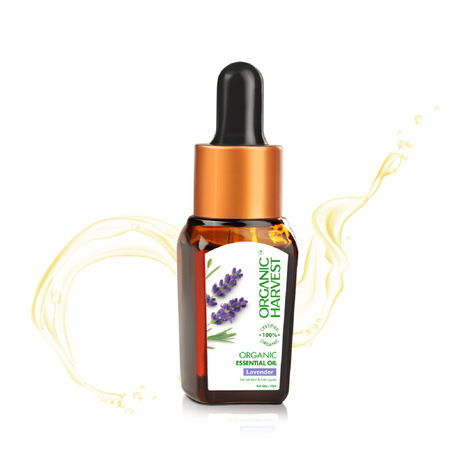 Buy Organic Harvest Organic Essential Oil: Lavender | Essential Oil For Face Care, Skin Care & Hair Care | For Home Fragrance | 100% American Certified Organic | Sulphate & Paraben-free |10ml-Purplle