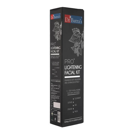 Buy Dr Batra's PRO+ Lightening Facial Kit Enriched With Mulberry And Echnacea Extract - 250 gm-Purplle