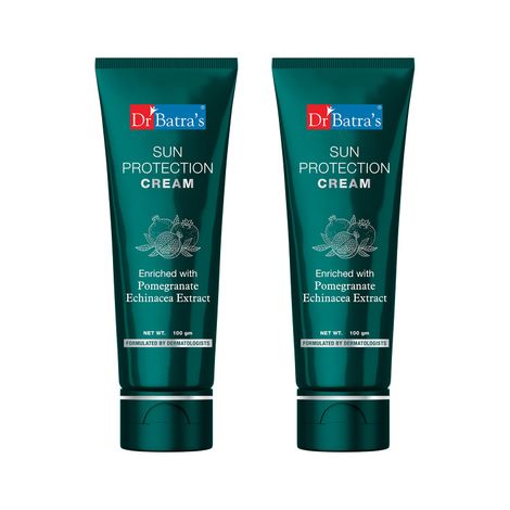 Buy Dr.Batra`s Sun Protection Cream Enriched With Echinacea - 100 gm (Pack of 2)-Purplle