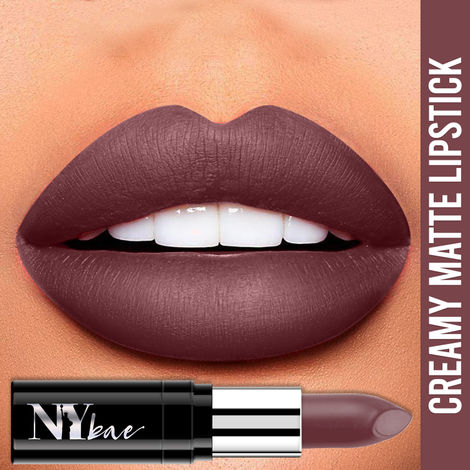 Buy NY Bae Matte Lipstick -Sprinkled Bagel 25-Purplle